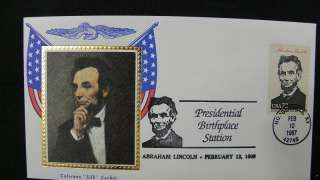 Presidents 36 Covers Rare Birthplace Cancel Colorano Si  