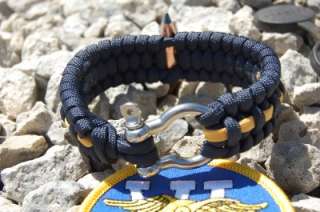 US Navy Seal Team 6 Hog Tooth Sniper Paracord Survival Bracelet  