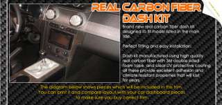 Hummer H2 Real Carbon Fiber Dash Kit Trim  