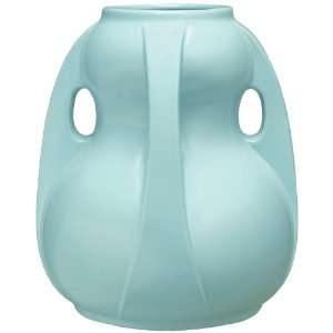  Teco Pottery Aqua Double Gourd Vase
