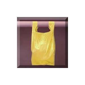     10 X 6 X 21 (.6) Yellow Hdpe T Shirt Bag: Health & Personal Care