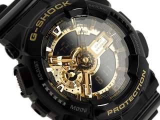 Shock Limited Edition Black X Gold Series Watch GA 110GB 1