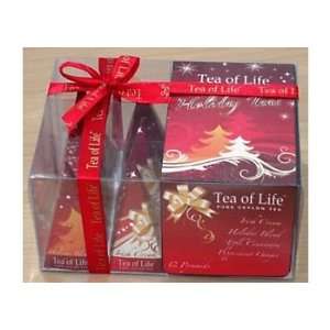 Tea of Life Holiday 12 Count Prisms Gift Set:  Grocery 