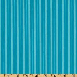  44 Wide Timeless Treasure Owl Stripe Aqua Fabric By The 