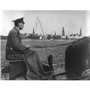   ,Daugava,Latvia,rivers,taxicab drivers,coaches,1943