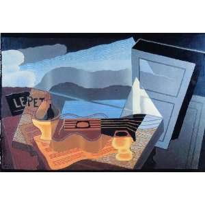   Juan Gris   24 x 16 inches   View across the Bay (1
