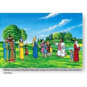  Jesus Blessing the Children   Large Flannelboard Figures 