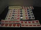 500 Assorted Tanning Sticker Special   Stars, Bunnies, Hearts, etc