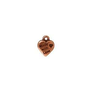   ) Made with Love Heart Charm 10x12mm Charms: Arts, Crafts & Sewing