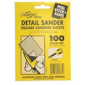 Red Devil 279010 100 Grit Sandpaper for Square Detial Sander