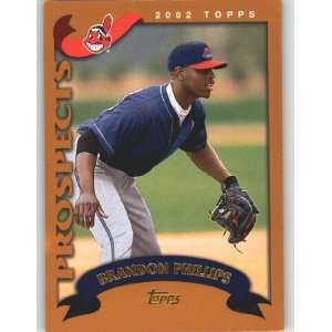 2002 Topps Traded #T159 Brandon Phillips   Cleveland Indians (Baseball 
