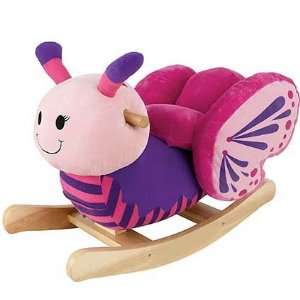  KidKraft Butterfly Plush Musical Rocker: Toys & Games