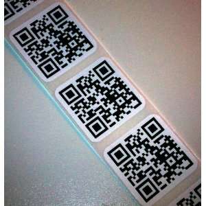  250 CUSTOM PRINTED QR CODE LABELS: Office Products