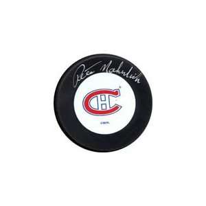  Peter Mahovlich Autographed Puck