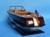 Chris Craft Runabout 20 Model Speed Boat Wood Replica  