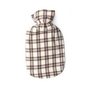  Tan Plaid Hot Water Bottle Cover   COVER ONLY Health 