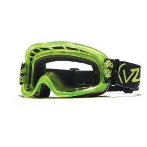 Vonzipper Sizzle MX Goggles , Color Snakey Lime 