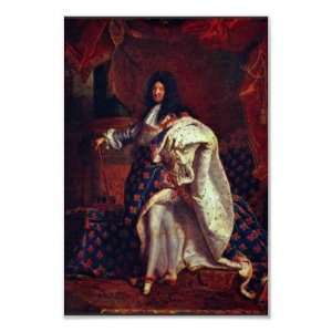  Portrait Of The French King Louis Xiv By Rigaud Hy Posters 