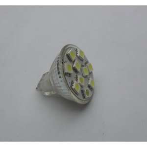  Brightest Red color MR11 12V 10 SMD LED Bulb Wide Angle By 