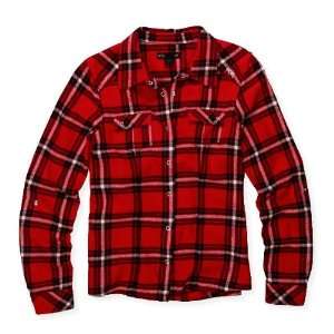  FOX CABIN FEVER L/S DARK RED S: Sports & Outdoors