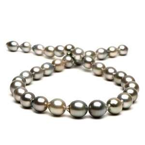  Tahitian Baroque Pearl Necklace 18 8.3 9.8mm AA+ 