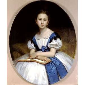   Adolphe Bouguereau   32 x 38 inches   Portrait of Miss Briss