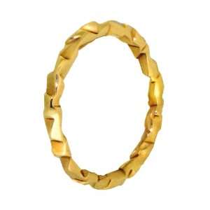  Arosha Taglia 14k Yellow Gold 2mm Wedding Band Ring Mens 