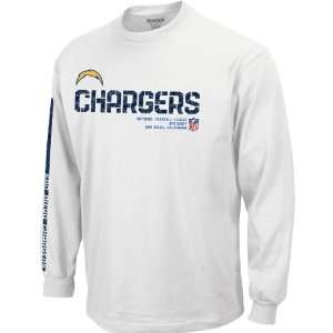   Diego Chargers Mens Sideline Tacon Long Sleeve T Shirt Extra Large