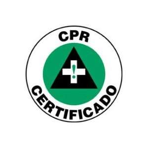  Labels CPR CERTIFICADO 2 1/4 Adhesive Vinyl