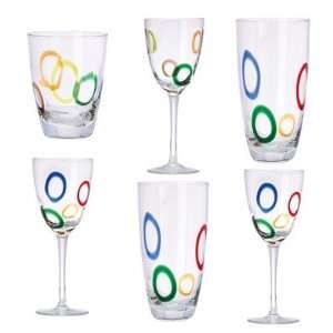   Rings Bright Double Old Fashion Glass:  Kitchen & Dining