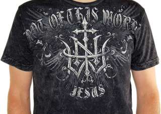 NOTW NOT OF THIS WORLD JESUS SHIRT NWT NEW MENS L  