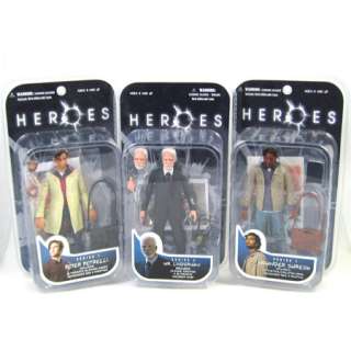 From the HEROES TV Series, here are three cool figures. You get Series 