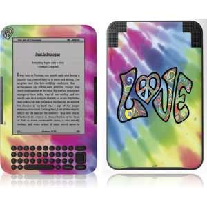  Skinit Tie Dye Peace & Love Vinyl Skin for  Kindle 3 