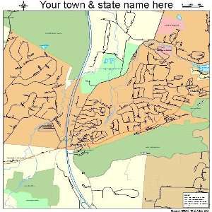  Street & Road Map of Mount Ivy, New York NY   Printed 