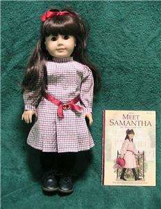 American Girl Retired Samantha Doll & Meet Book made by Pleasant 