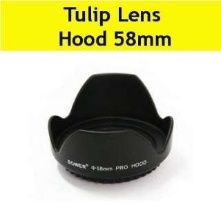 BOWER TULIP LENS HOOD 58MM  