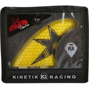 Kinetik Racing Bruce Irons BI 7 FCS Yellow Fin: Sports 