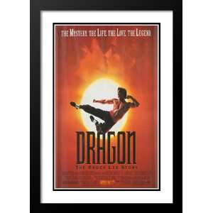  Dragon: Bruce Lee Story 32x45 Framed and Double Matted 