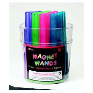  MAGNET WAND PRIMARY 24 PK IN DISPLAY BUCKET Toys & Games