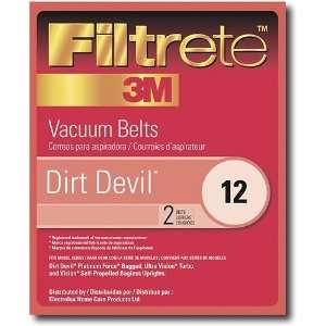  Style 12 Dirt Devil Vacuum Cleaner Replacement Belt (2 