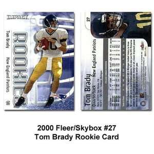  Fleer/Skybox Impact New England Patriots Tom Brady 2000 