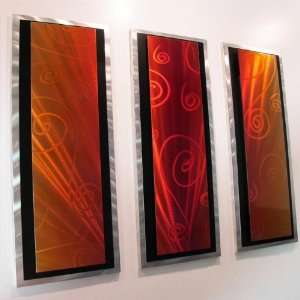  Symphony Modern Abstract Metal Wall Art Painting 