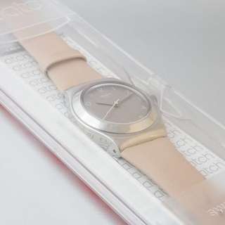 SALE! SWATCH Soft Carnation LADIES Watch LEATHER STRAP Free Shipping 