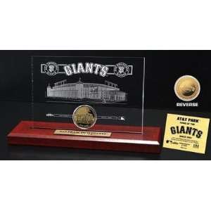  San Francisco Giants 24KT Gold Coin Etched Acrylic 