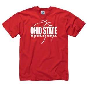 Ohio State Buckeyes Red Primetime Basketball T Shirt 