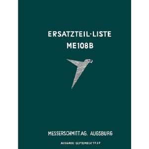     Bf 108 B Aircraft Parts Catalog Manual  1939 Messerschmitt Books