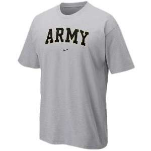  Army Black Knights Grey Classic College Short Sleeve Tee 