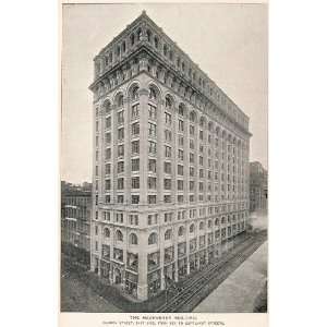  1893 Print Havemeyer Building Church St. New York City 