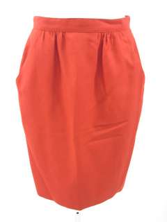 SUSANNA BEVERLY HILLS Red Blazer Skirt Suit Outfit Sz S  