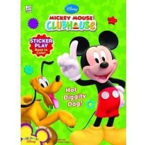  Disney Mickeys Clubhouse Hot Diggity Dog Sticker Play Book 